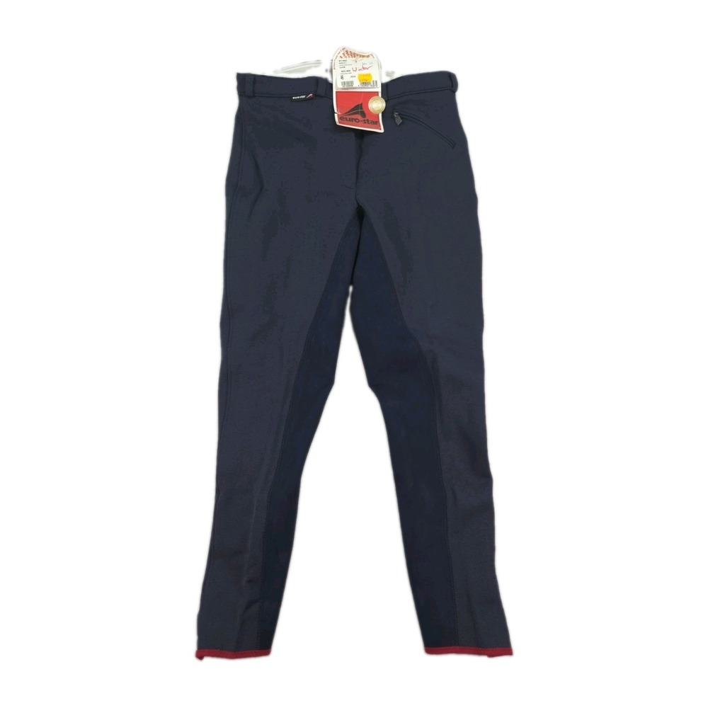 New Euro Star Full Seat Breeches Womens 34R USA Riding Equestrian EuroStar